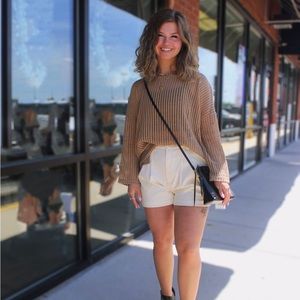 Sage the Label Standing Here Pleated Shorts